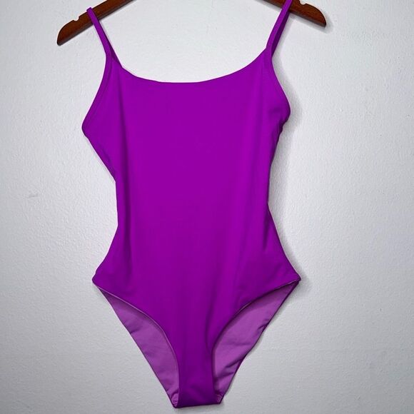 Tommy Bahama Women's Palm Modern Reversible Maillot One Piece Swimsuit Size 8 - Picture 5 of 11